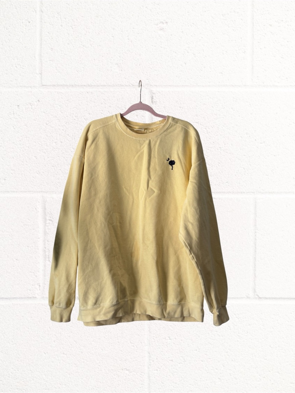 Comfort Colors South Carolina Pale Yellow Crewneck Sweatshirt, 2XL